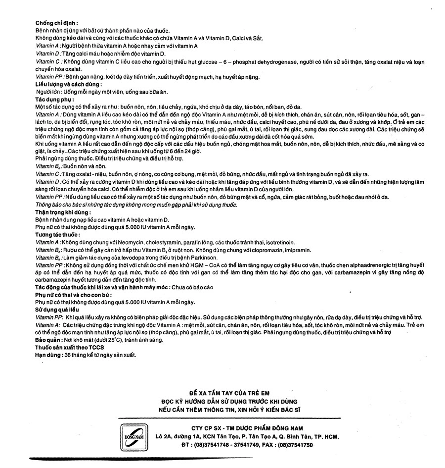 Dewoton bổ sung vitamin và khoáng chất (10 vỉ x 10 viên) - 4